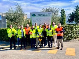 L’assessore regionale Thomas De Luca in visita al TMB di Foligno
